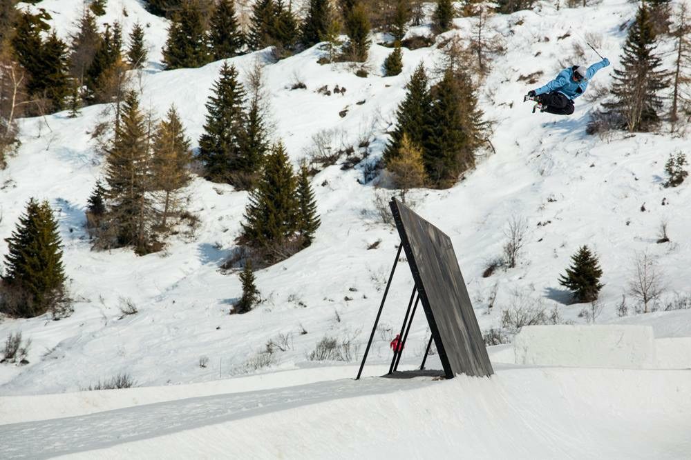 Backflip en freeride