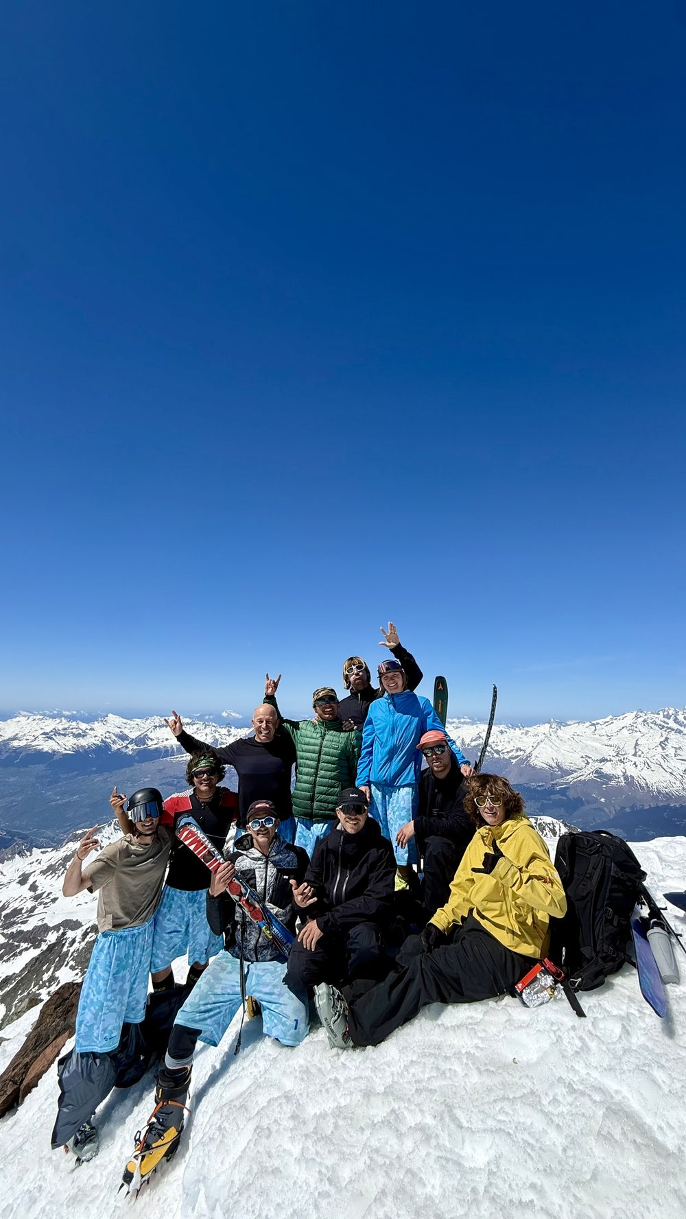 Sortie sommet entre amis